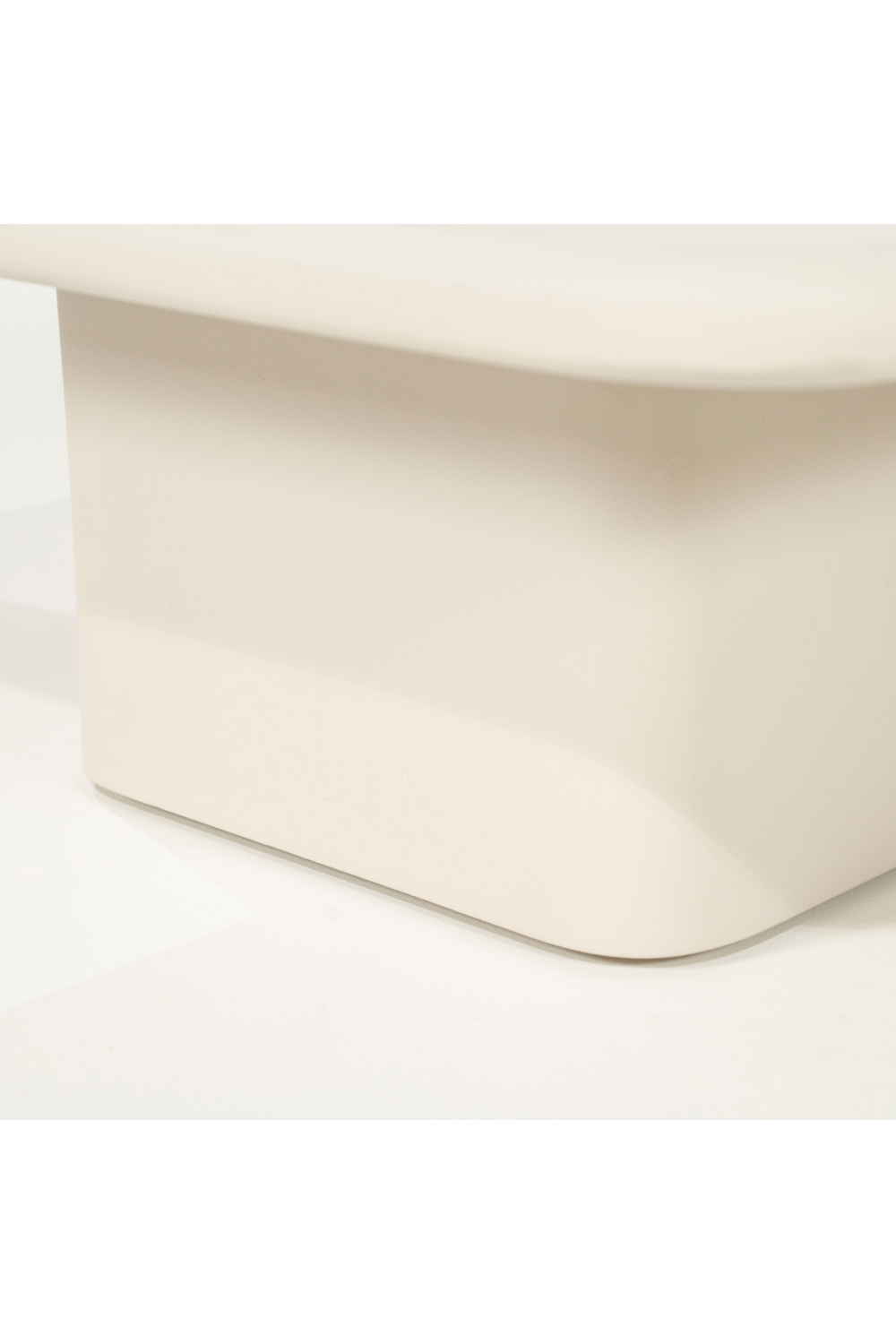 Lacquered Cement Square Coffee Table | Oroa.com