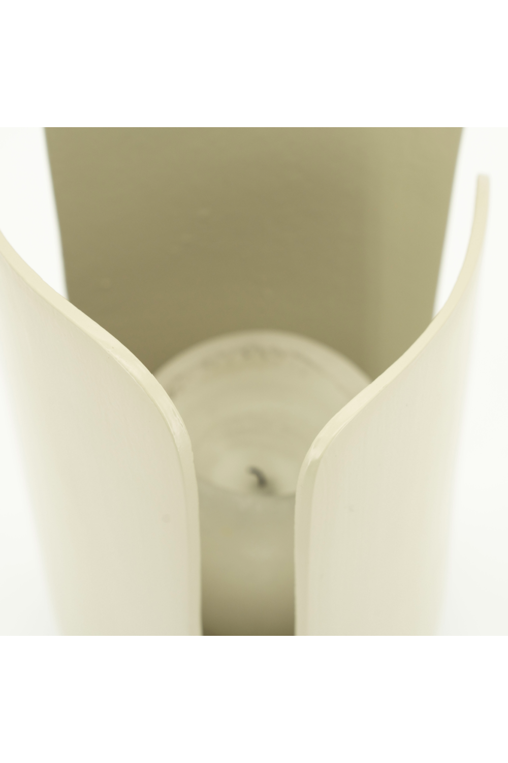 Cream Aluminum Candle Holder | Oroa.com