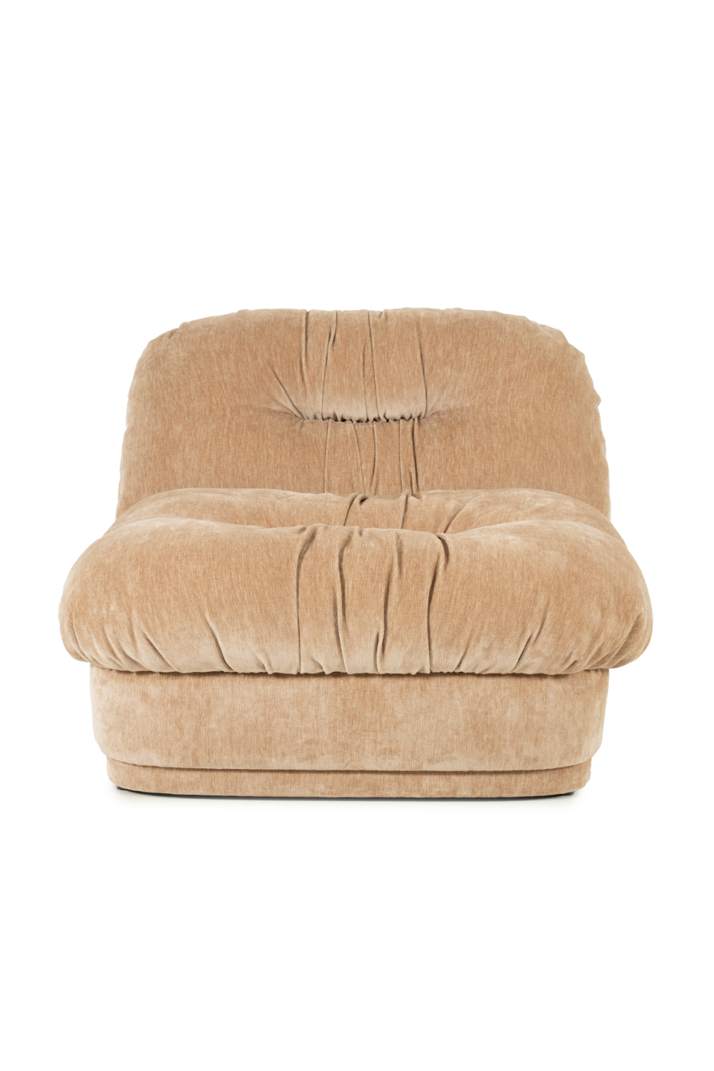 Fully-Upholstered Wrinkled Lounge Chair | Oroa.com