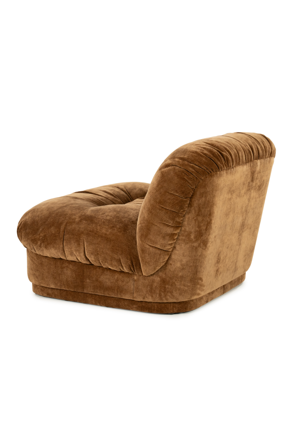 Fully-Upholstered Wrinkled Lounge Chair | Oroa.com