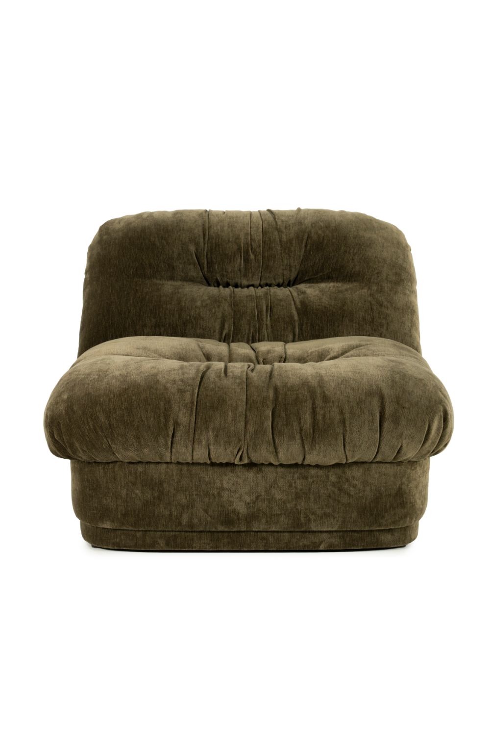 Fully-Upholstered Wrinkled Lounge Chair | Oroa.com