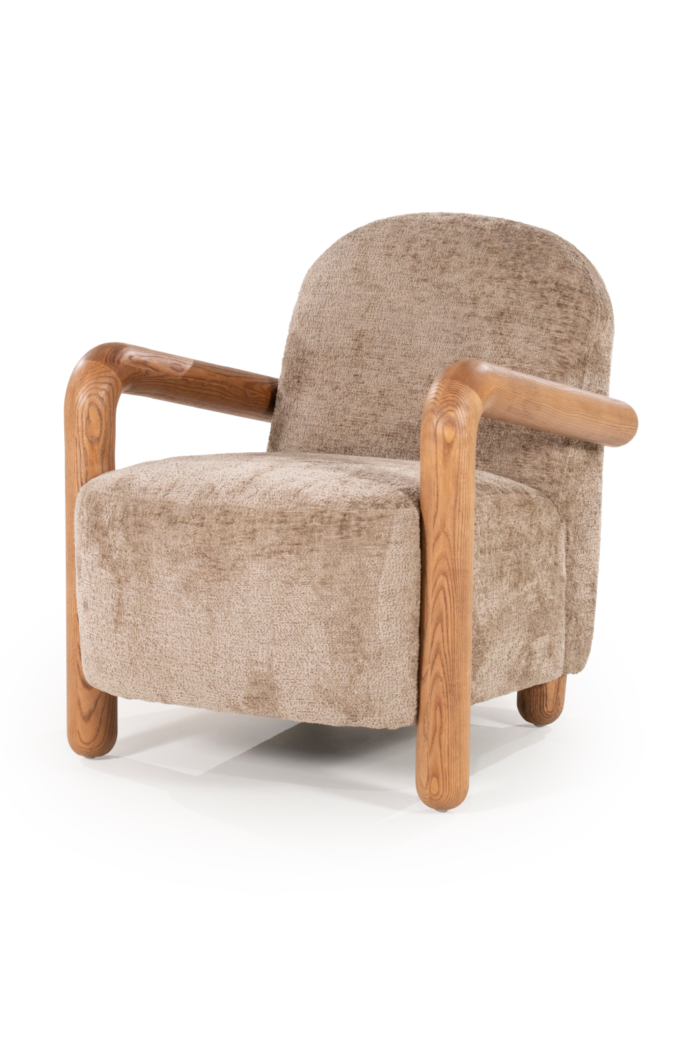 Wood-Framed Lounge Chair | By-Boo Retrova | Oroa.com