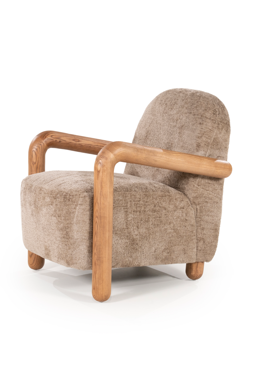 Wood-Framed Lounge Chair | By-Boo Retrova | Oroa.com