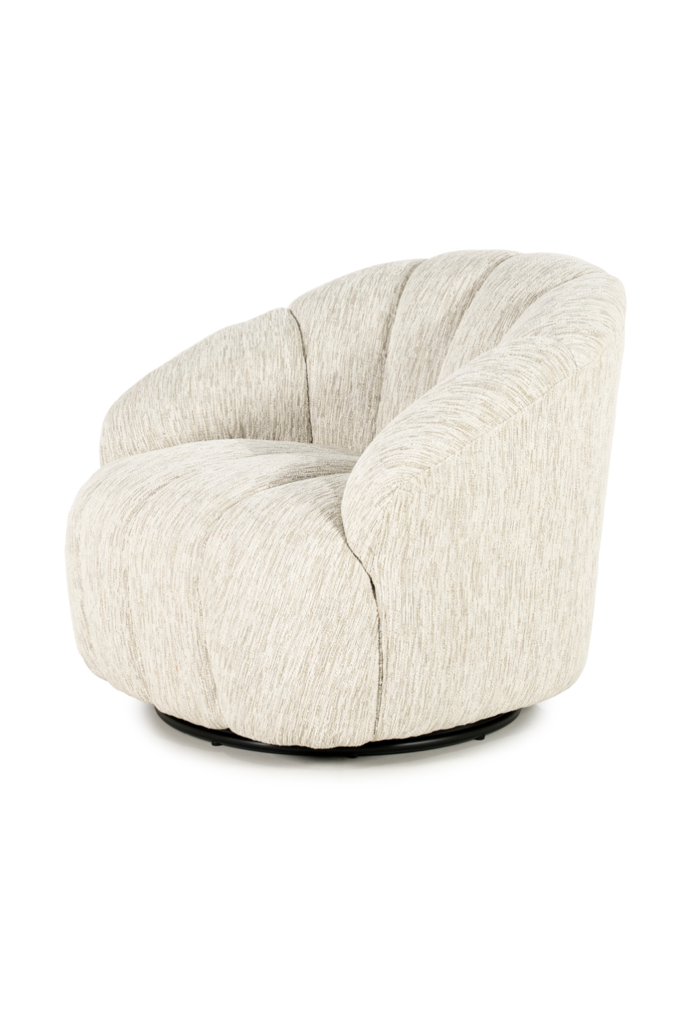 Deep-Channeled Swivel Chair | By-Boo Dream | Oroa.com