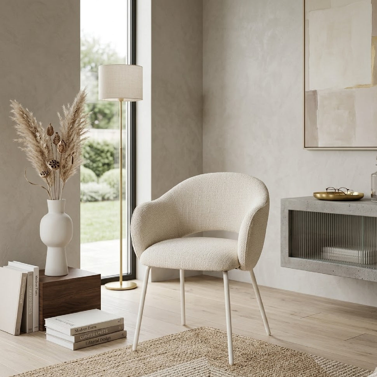 Cut-Out Back Dining Armchairs (2) | Oroa.com