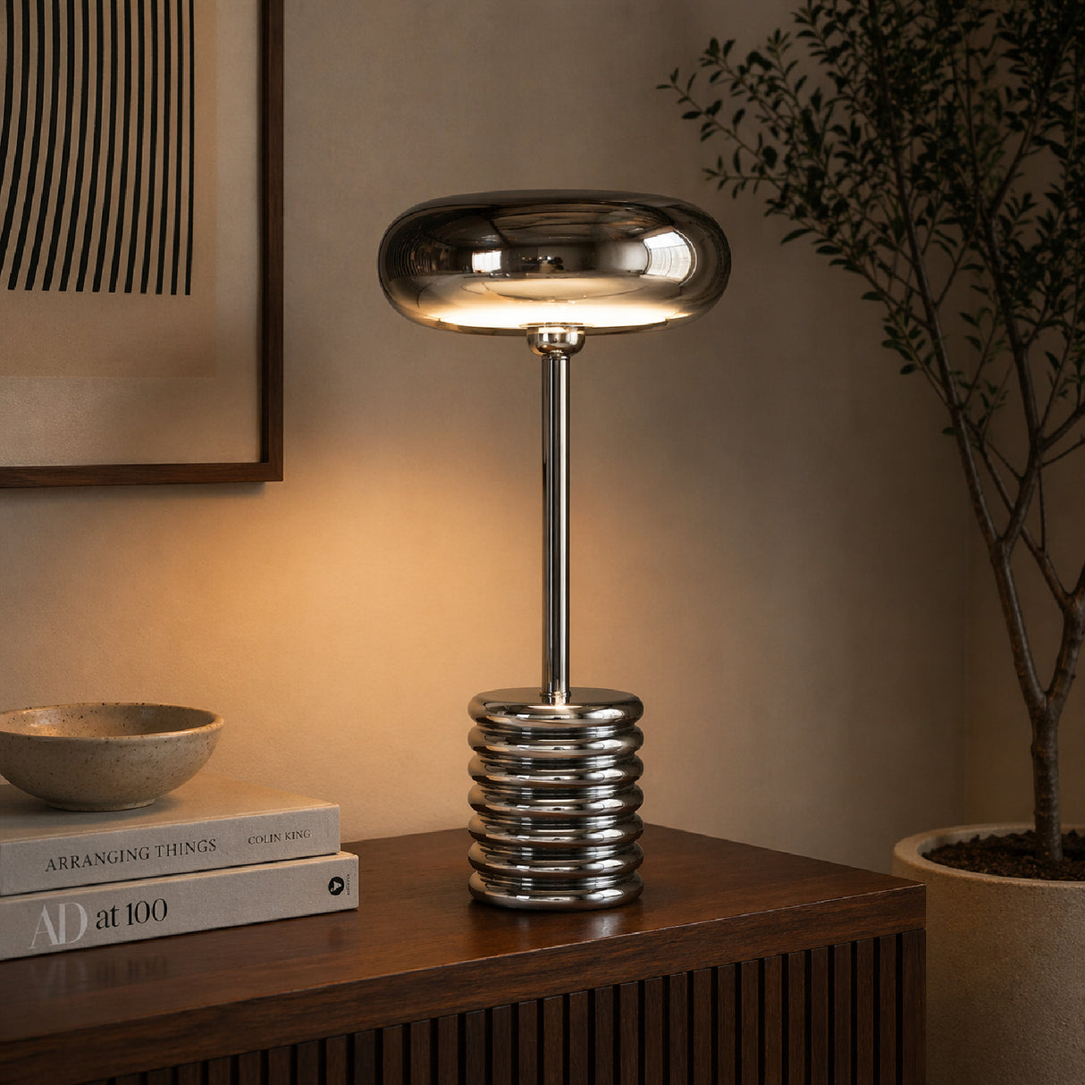 Silver Table Lamp | Oroa.com