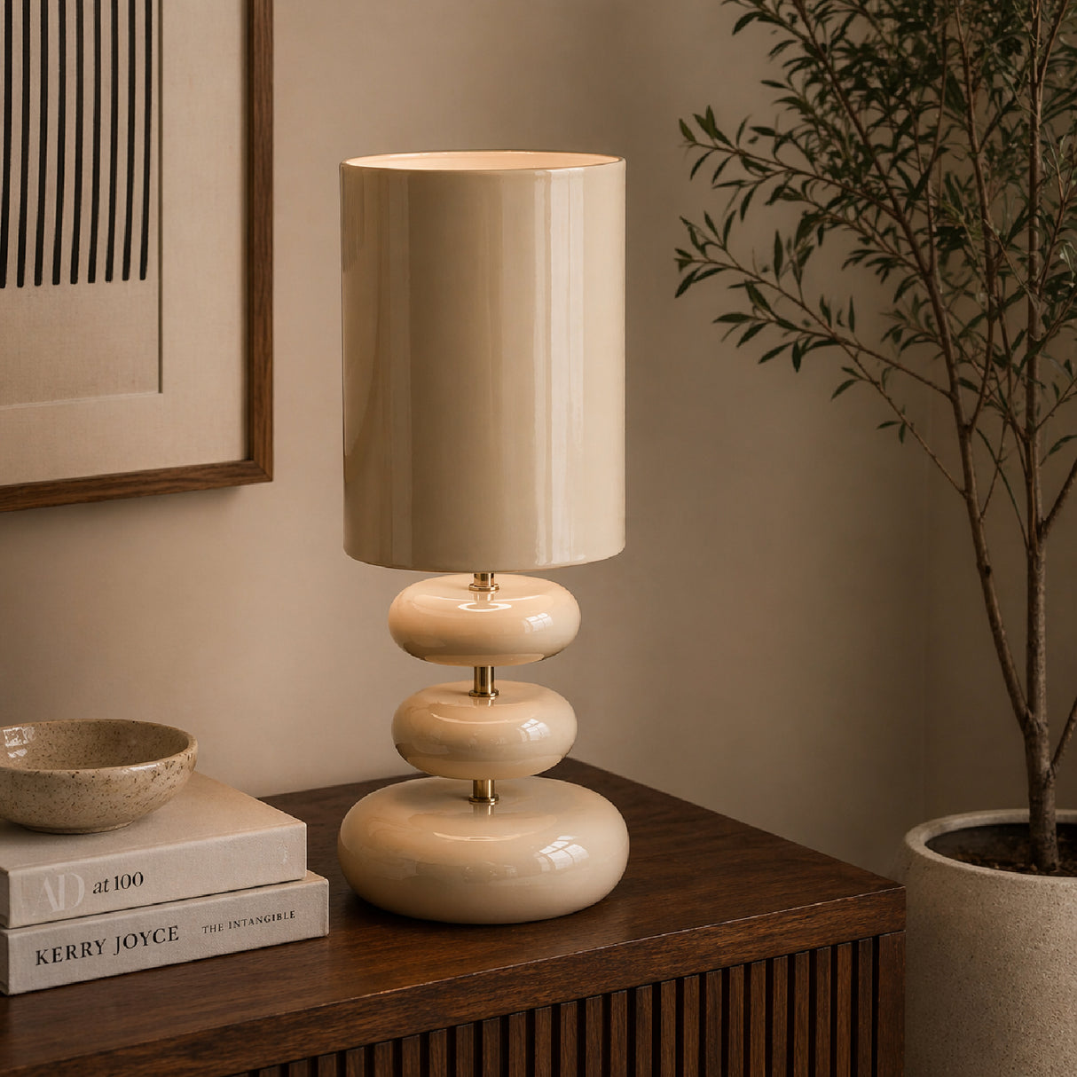 Glossy Iron Table Lamp | Oroa.com