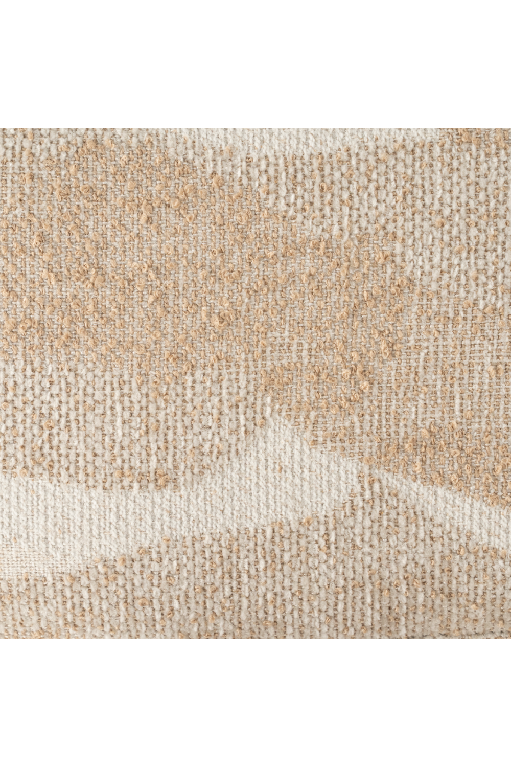 Printed Fabric Square Pouf S | By-Boo Rytm | Oroa.com