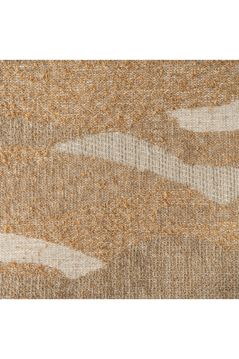 Printed Fabric Square Pouf L | By-Boo Rytm | Oroa.com