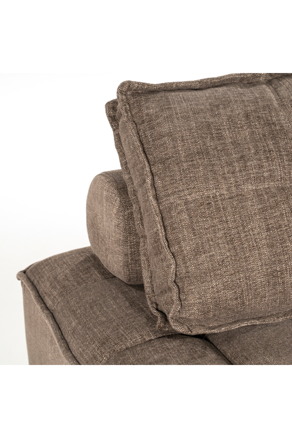 Square-Tufted Beige Lounge Chair | By-Boo Hive | Oroa.com