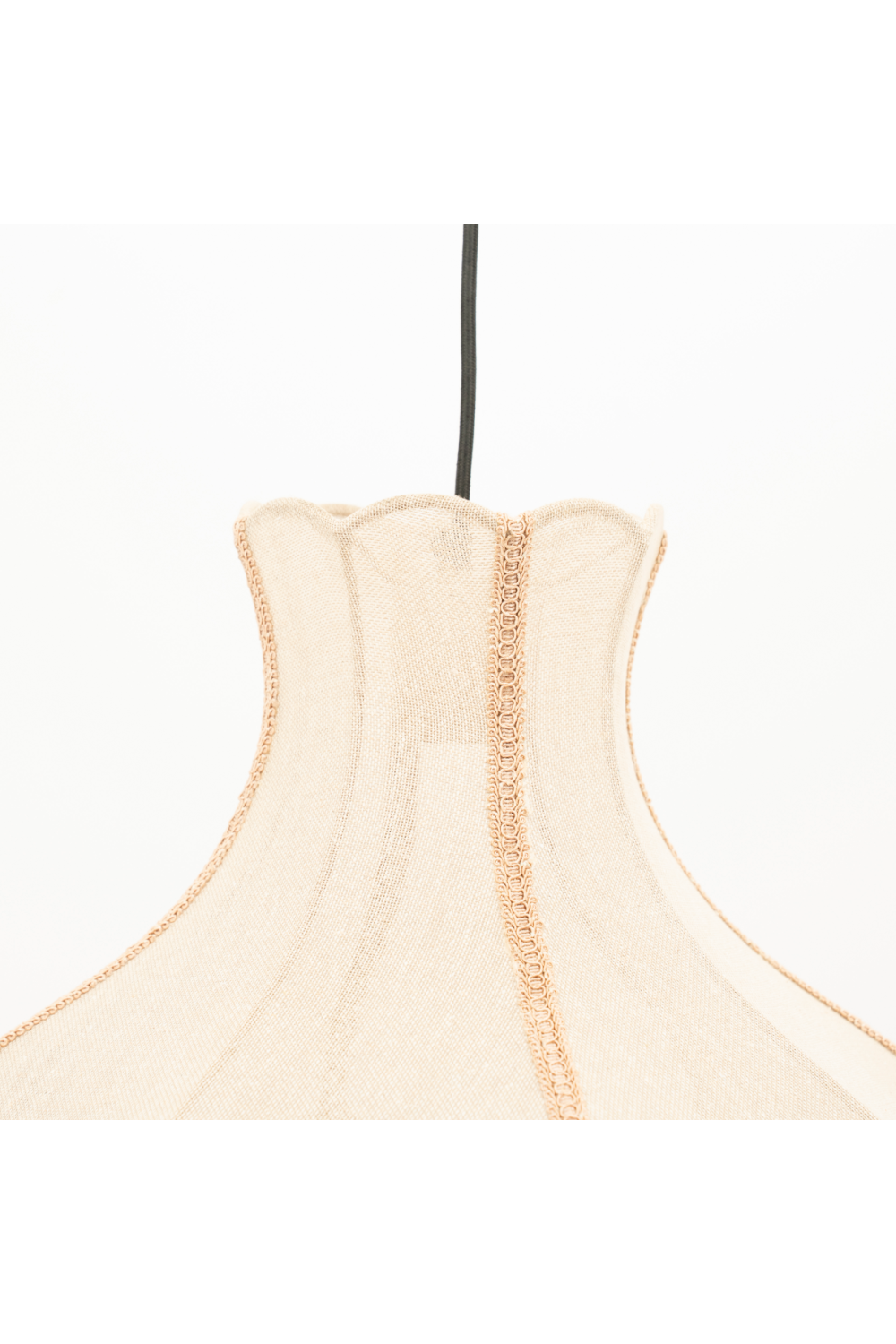 Jute Fringed Pendant Lamp | By-Boo Fringalooo | Oroa.com