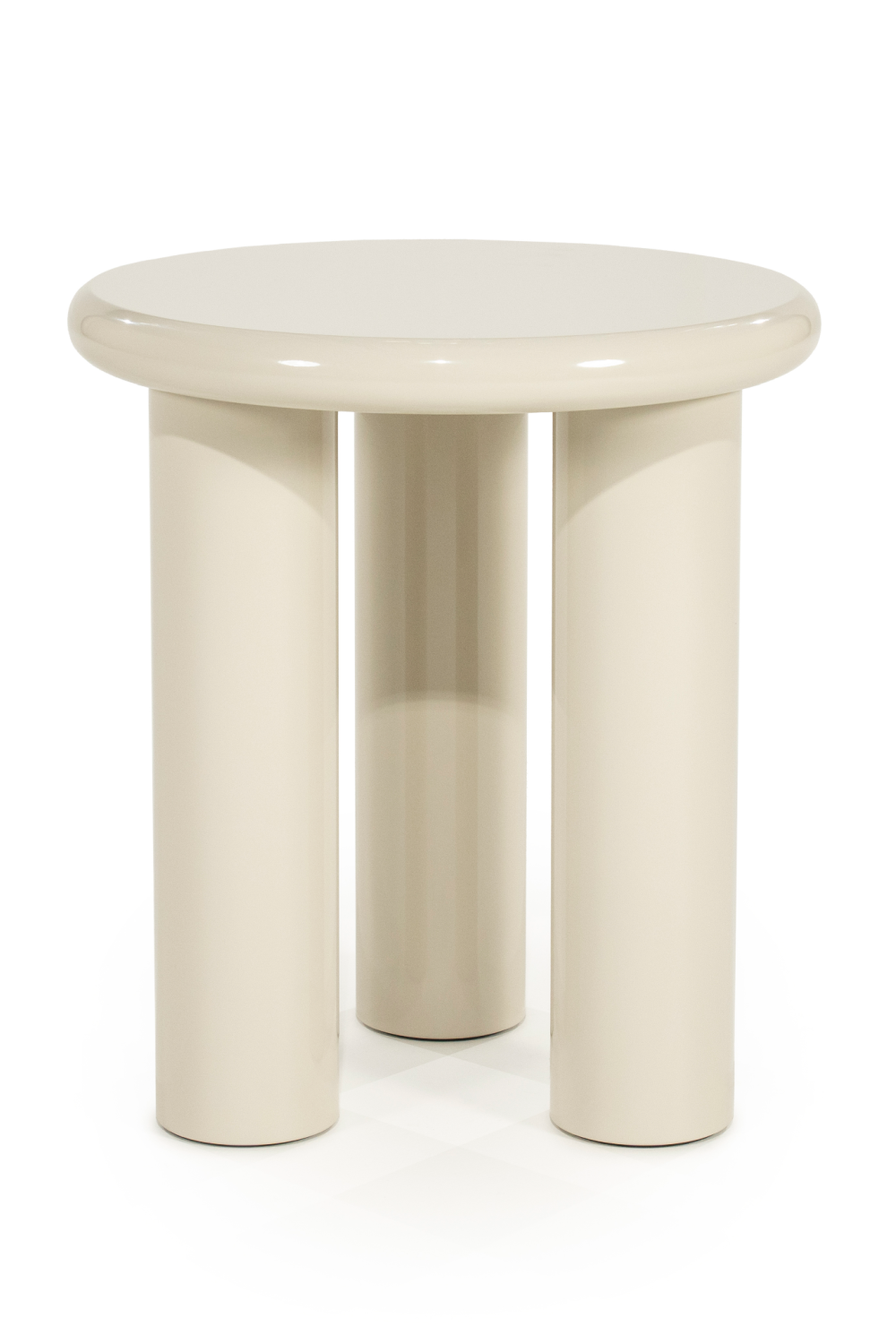 High-Gloss Round Side Table | By-Boo Bloop | Oroa.com
