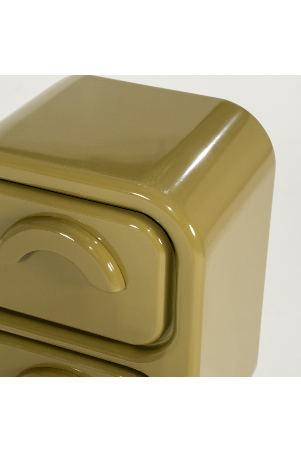 High-gloss 2-Drawer Cabinet S | Oroa.com