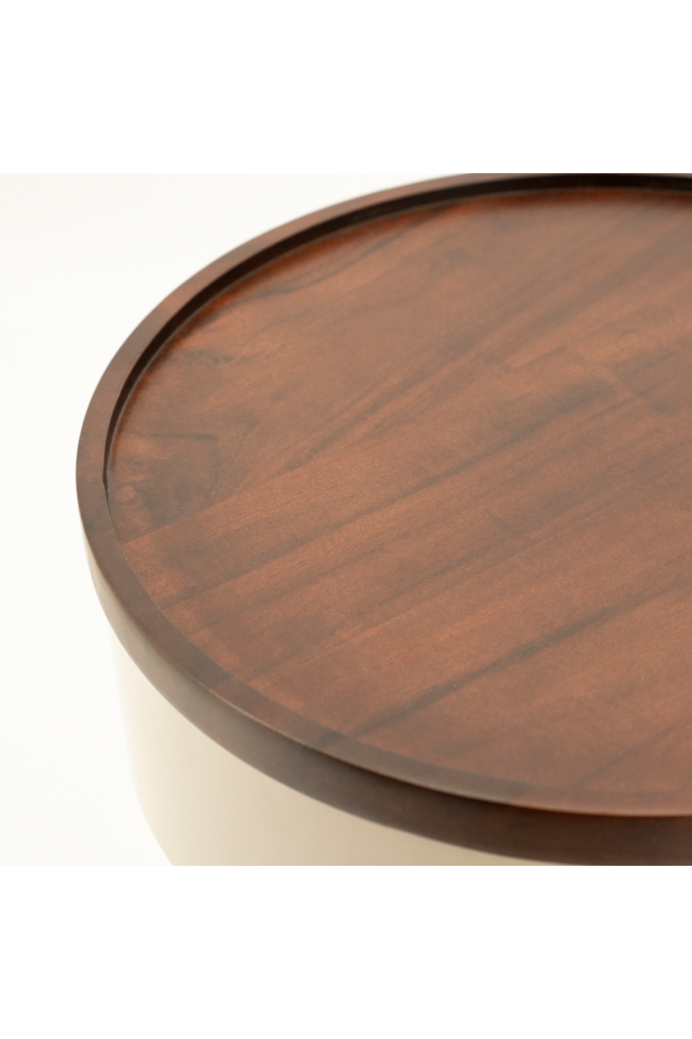 Round Oak Side Table | By-Boo Tondo | Oroa.com