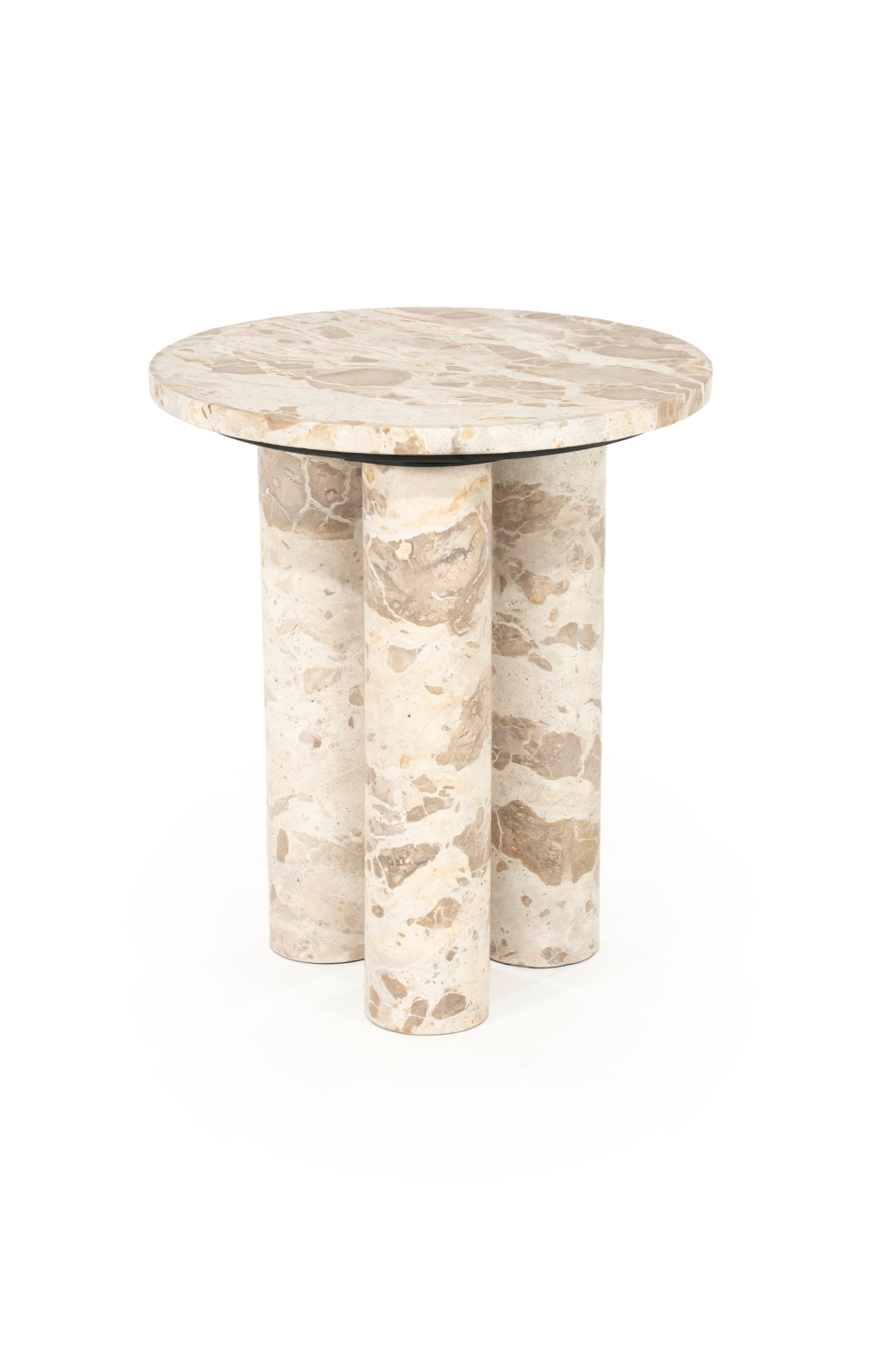 Marble Round Side Table | By-Boo Marmo | Oroa.com