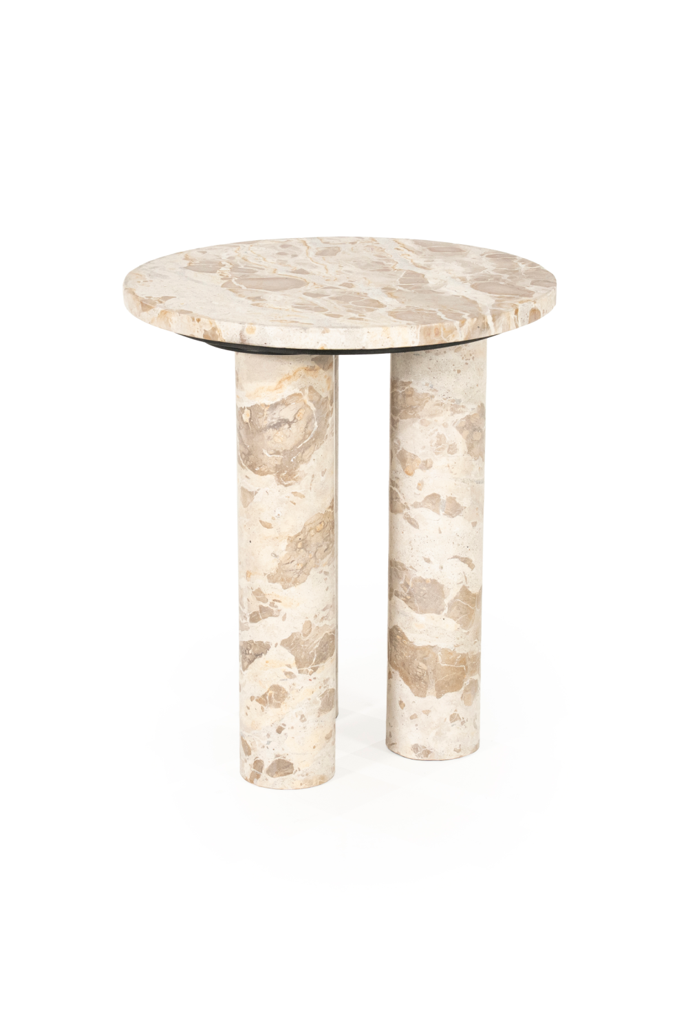 Marble Round Side Table | By-Boo Marmo | Oroa.com