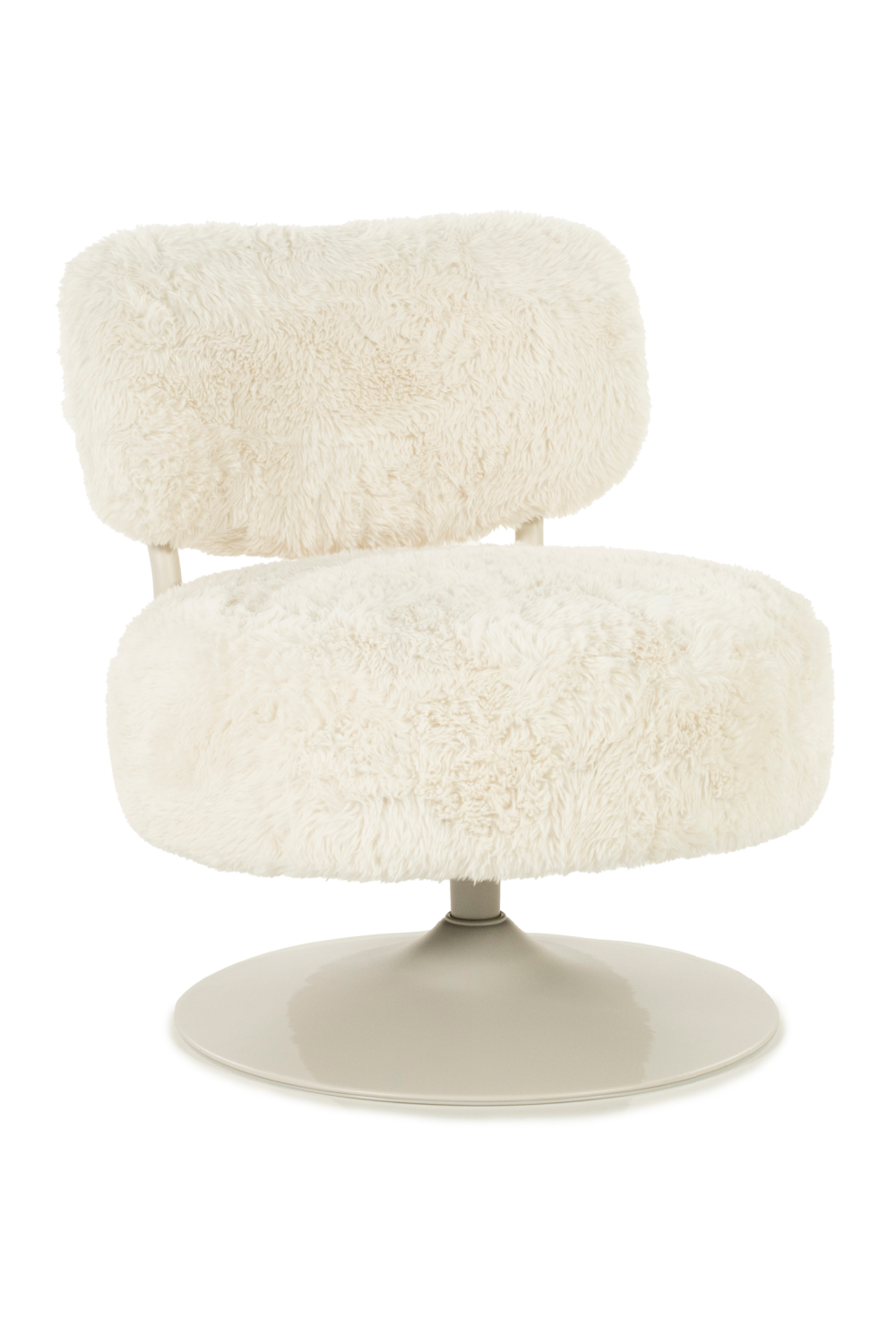 Modern furniture - Round Furry Swivel Chair - www.oroa.com | Oroa.com