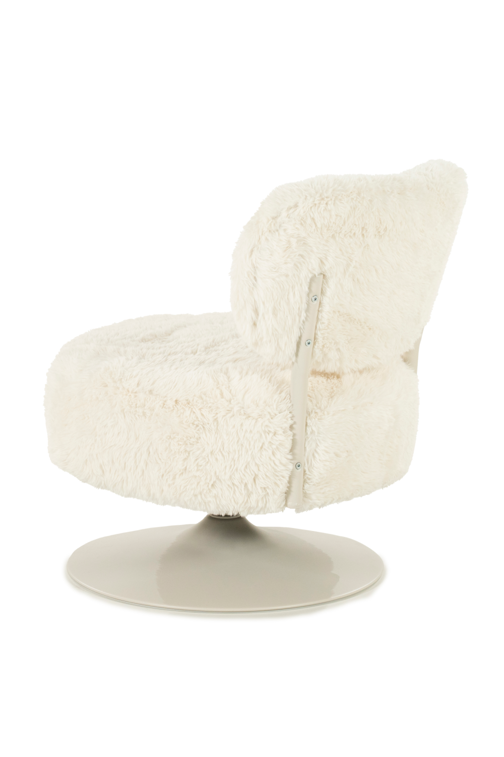 Round Furry Swivel Chair | By-Boo Furlo | Oroa.com