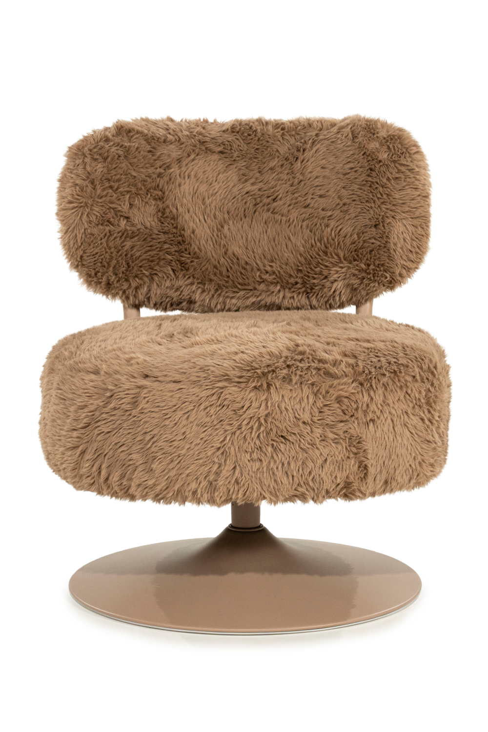 Round Furry Swivel Chair | By-Boo Furlo | Oroa.com