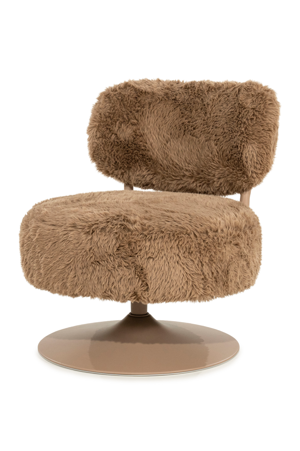 Round Furry Swivel Chair | By-Boo Furlo | Oroa.com