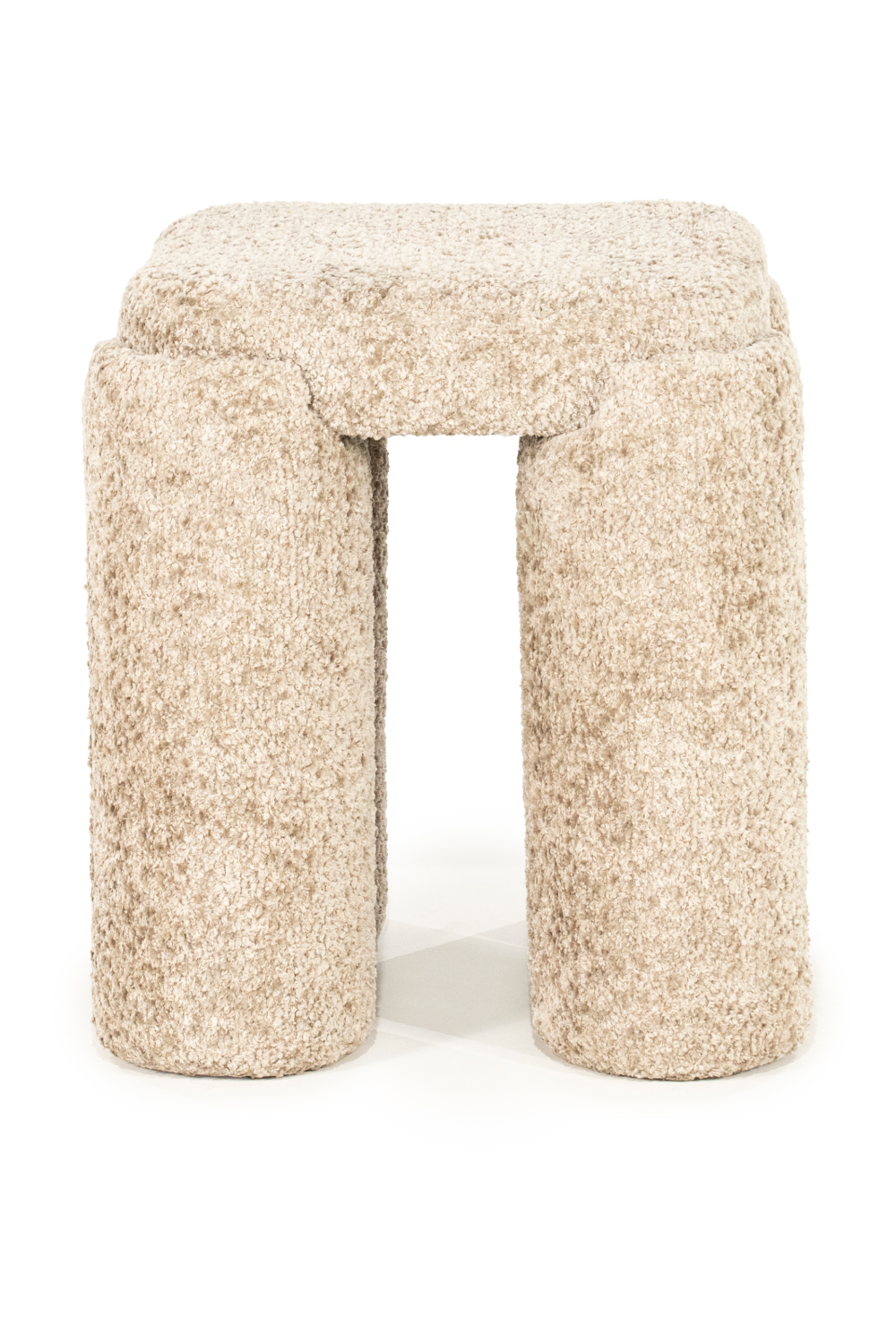 Fully-Upholstered Stool | By-Boo Omla | Oroa.com