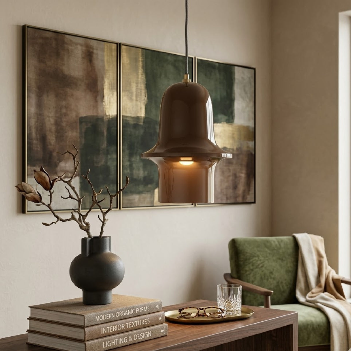 Coated Iron Pendant Lamp | Oroa.com