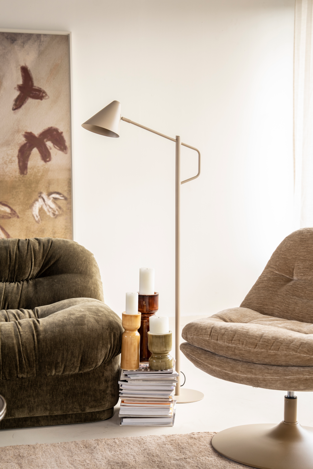 Painted Iron Floor Lamp | Oroa.com