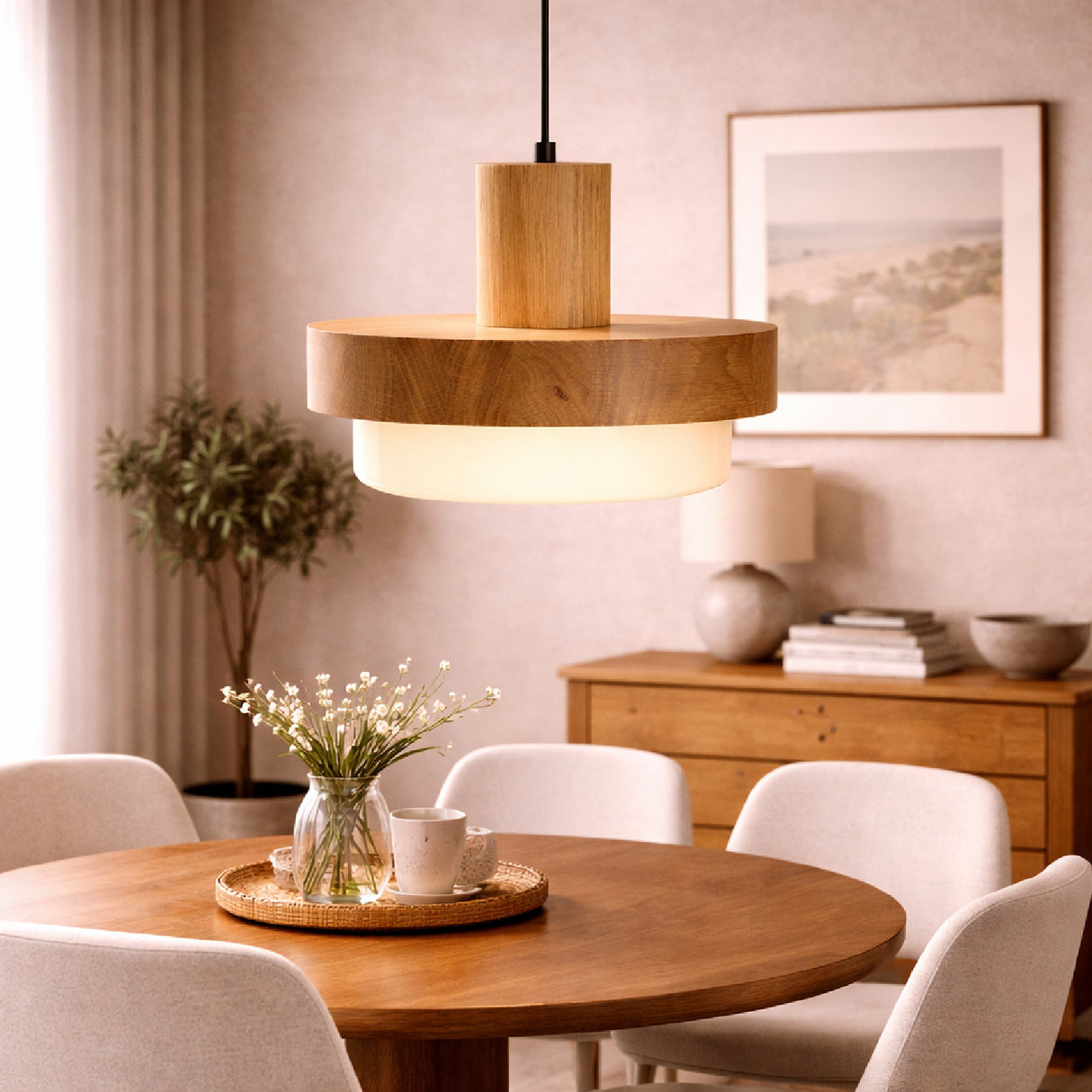 Wooden Pendant Lamp | Oroa.com