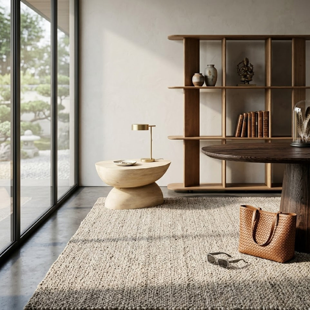 Cotton and Wool Carpet 5' x 7'5" | Oroa.com