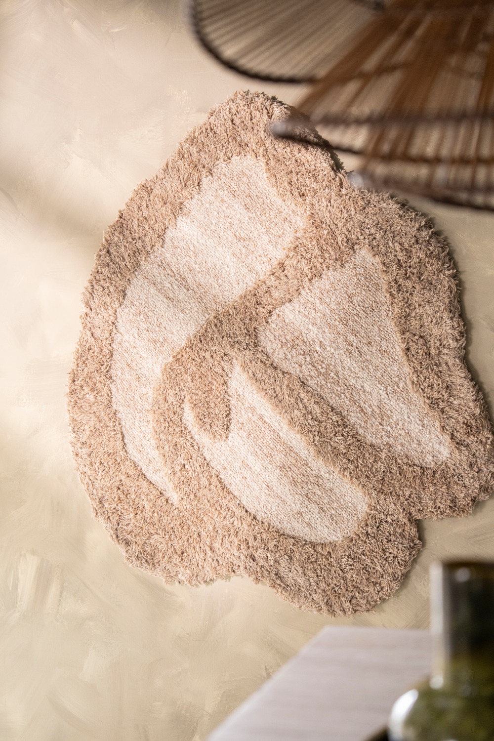 Beige Wool Wall Decor | By-Boo Kaaba | Oroa.com