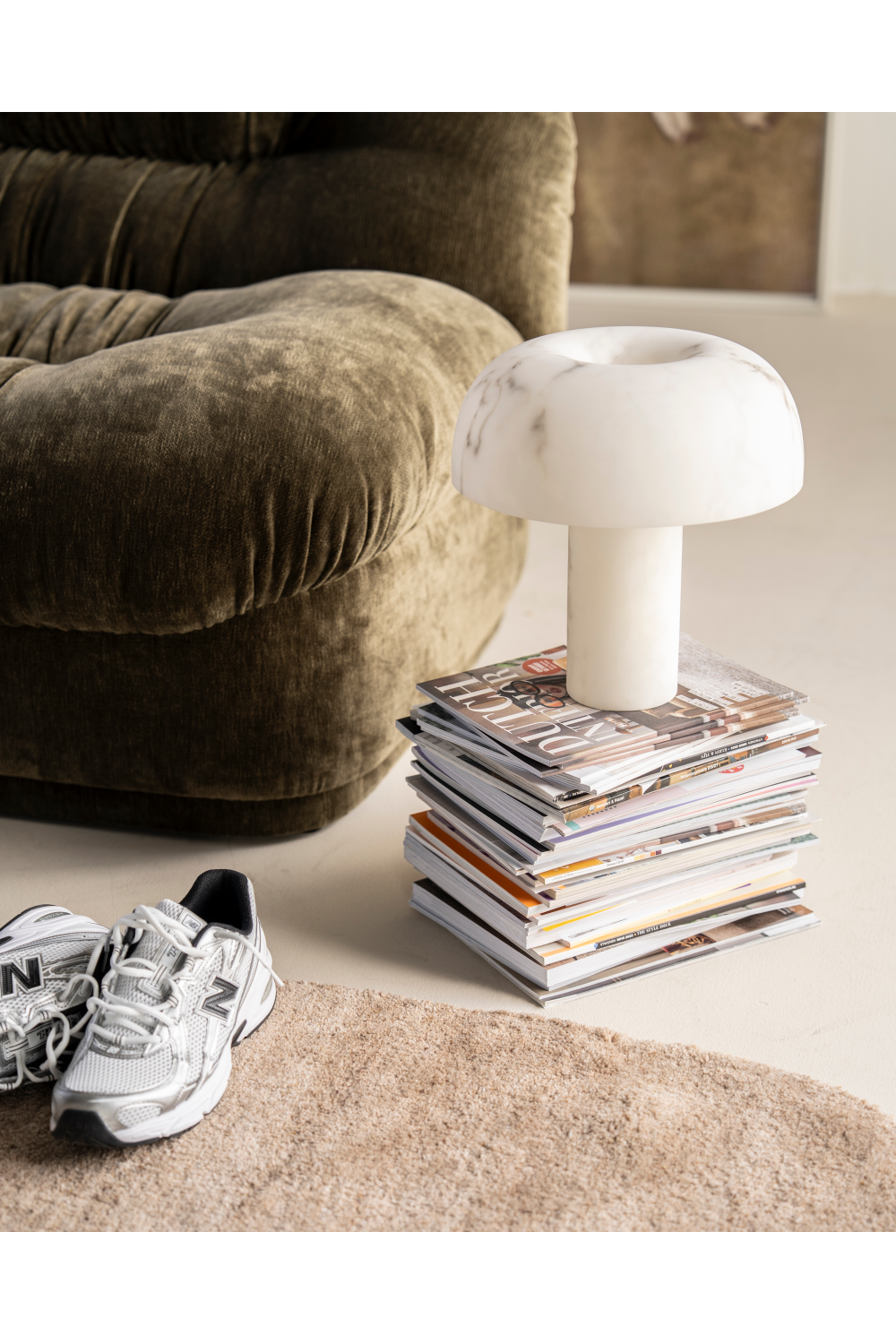 Glass Domed Table Lamp | By-Boo Tubi | Oroa.com