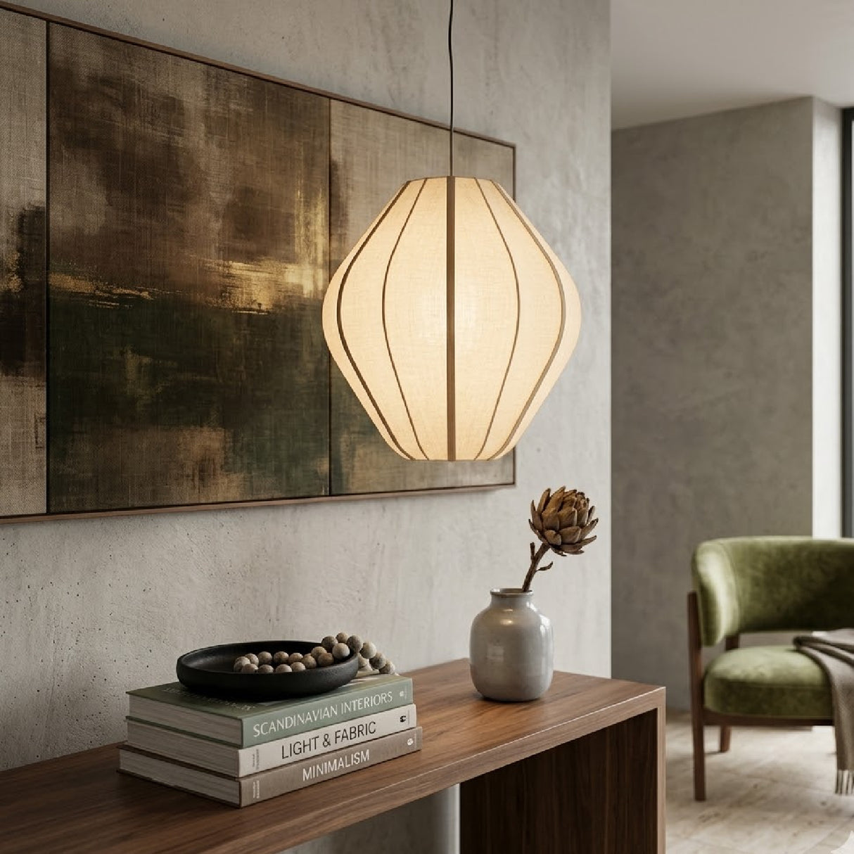 Fabric Shade Pendant Lamp | Oroa.com