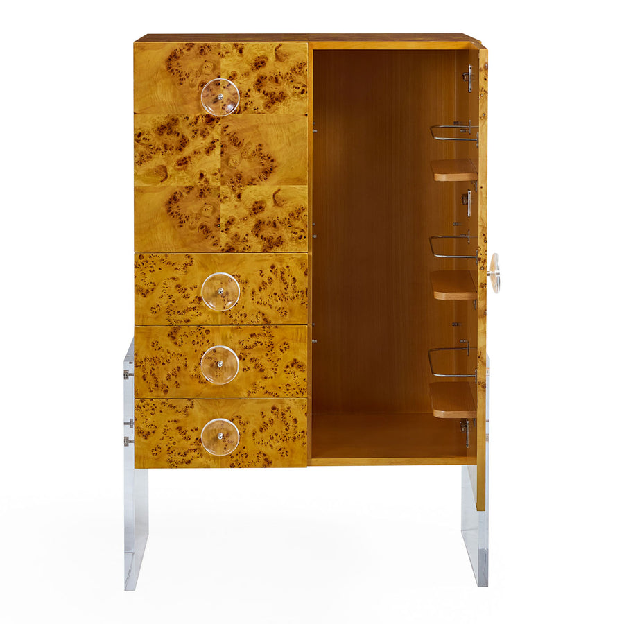 Mappa Wood Bar Cabinet | Jonathan Adler Bond | Oroa.com
