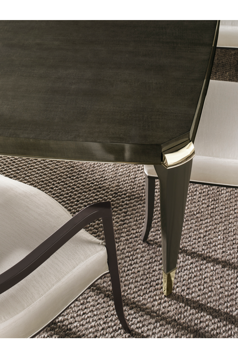 Extendable Wood Dining Table | Caracole All Trimmed Out | Oroatrade.com