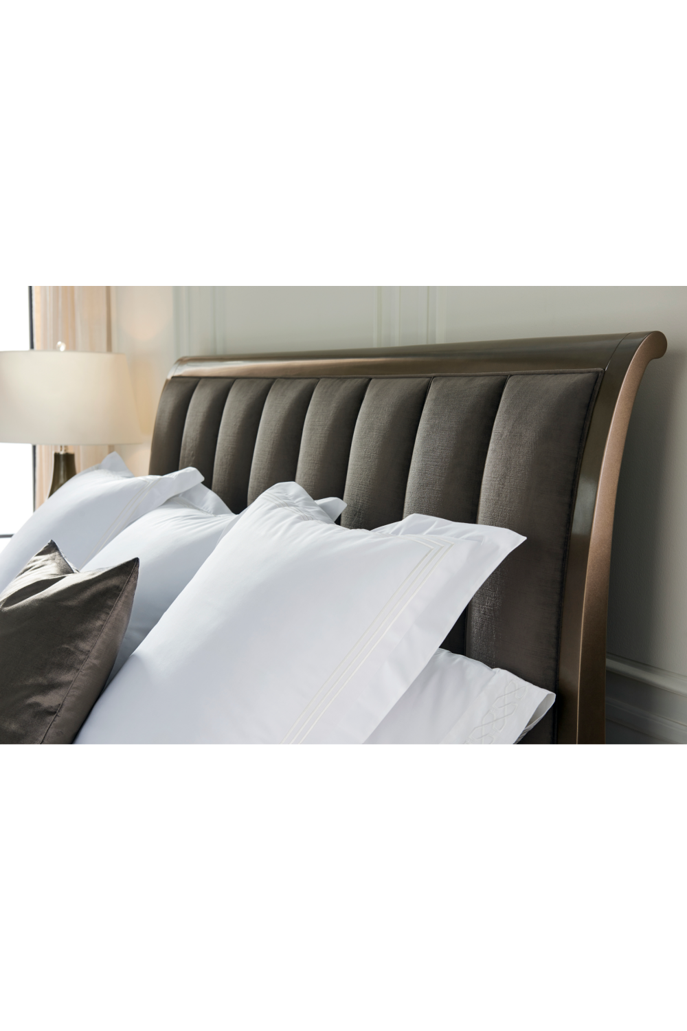 Ash Wood Upholstered Bed | Caracole Meet U In The Middle | Oroatrade.com