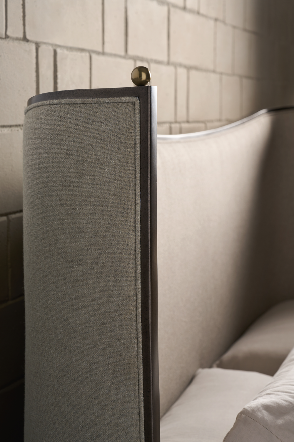 Gray Fabric Bed | Caracole Provence | Oroa.com