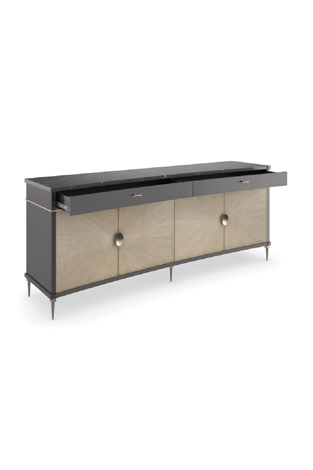Black Marble Top Sideboard | Oroa.com