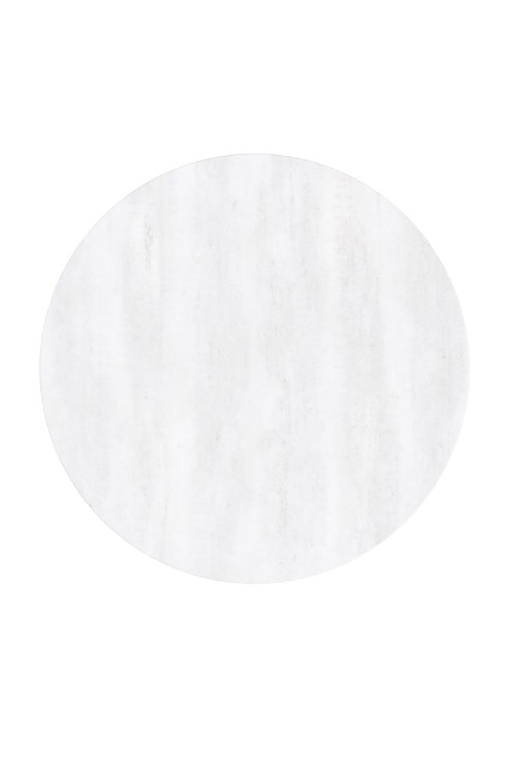 White Stone Pedestal Side Table | Caracole Beta | Oroa.com