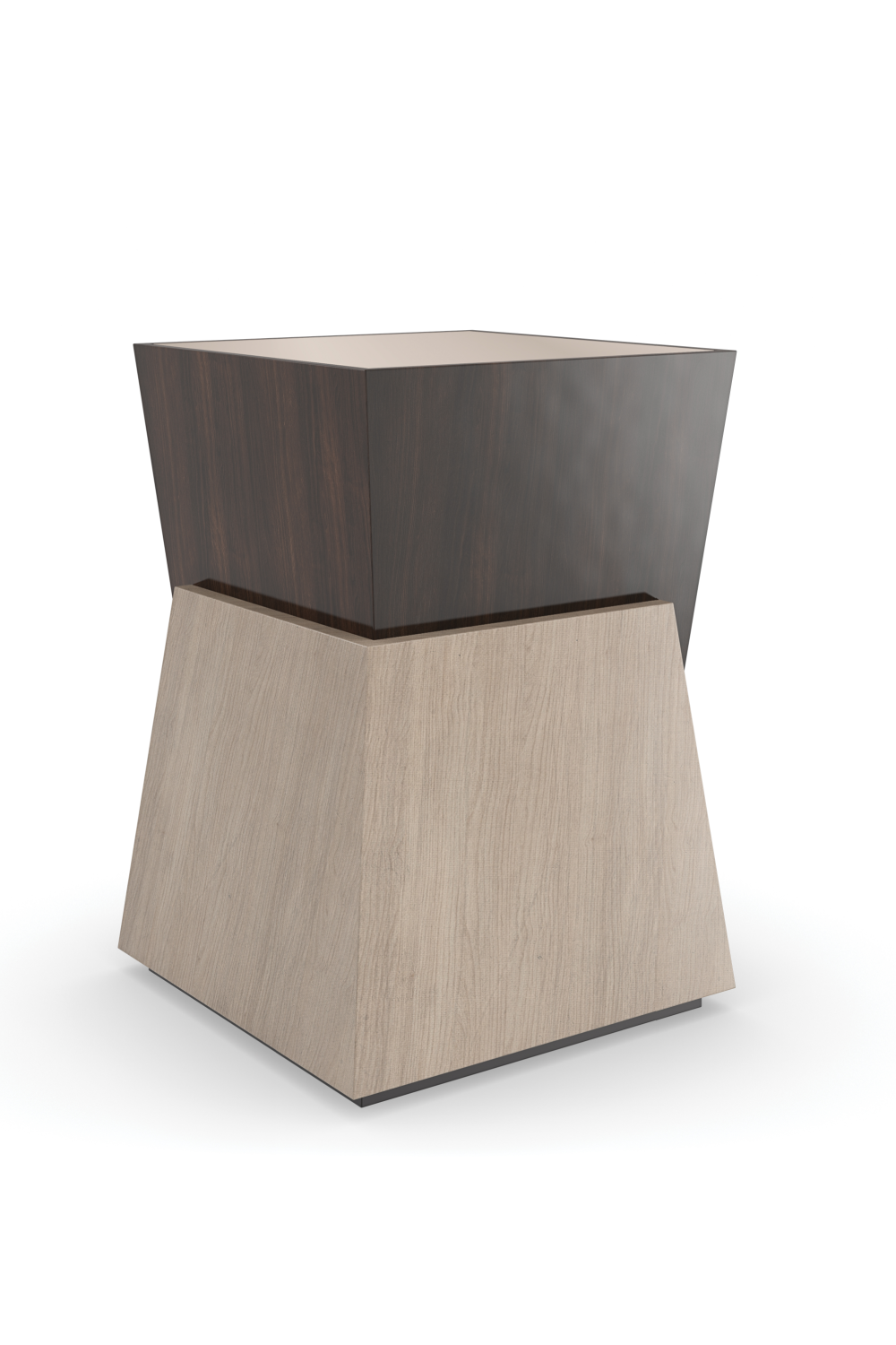 Two-Toned Cubist Side Table | Caracole Relativity | Oroa.com