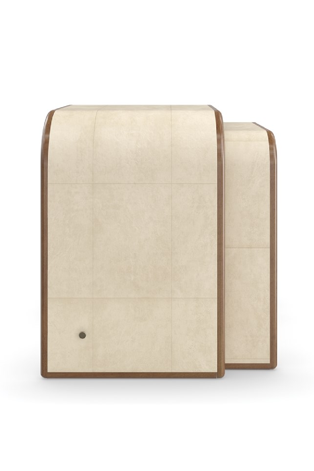 Ivory Parchment Nesting Tables (2) | Oroa.com