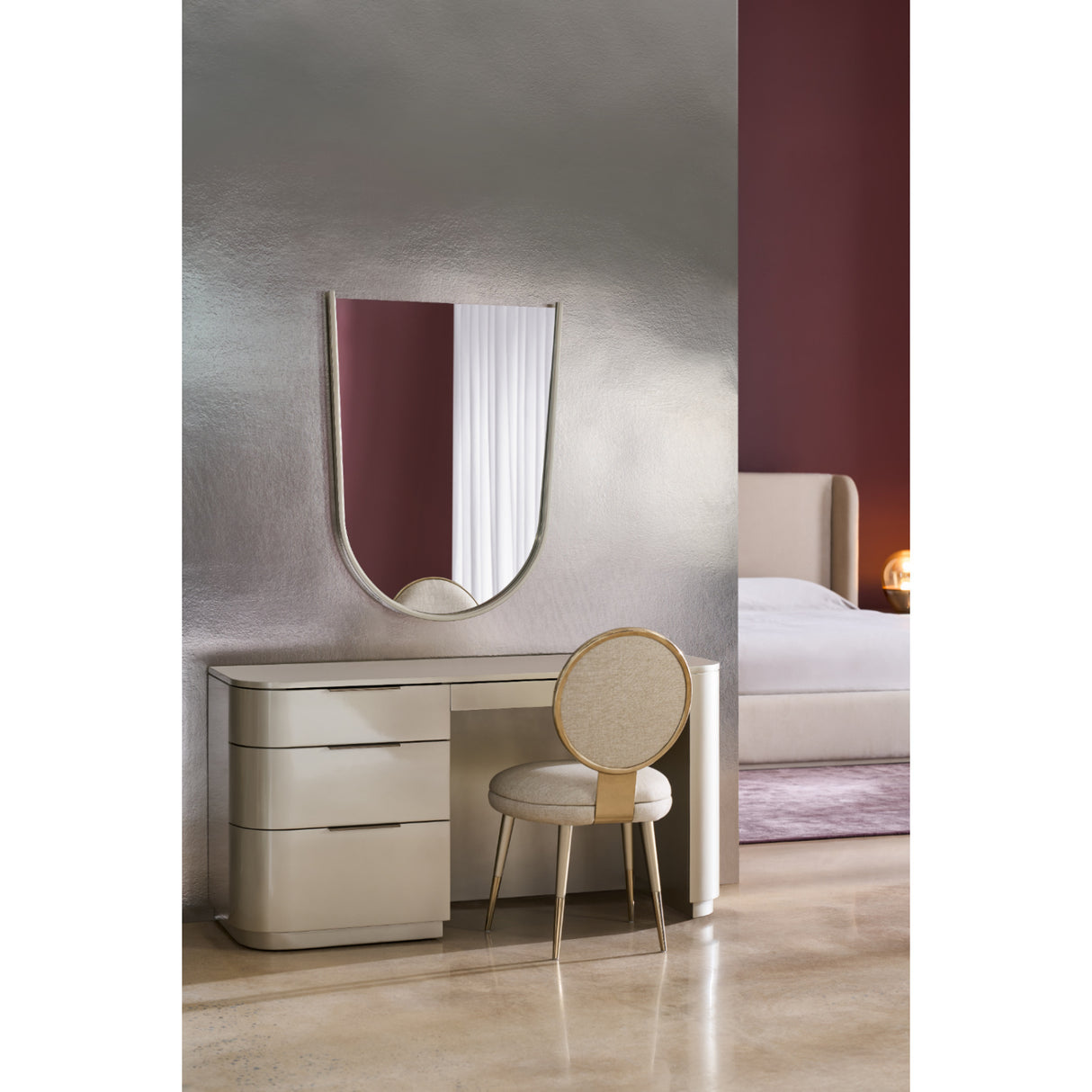Silver Arched Mirror | Oroa.com