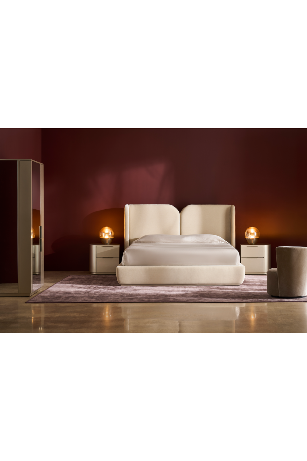 Silver Gloss Cabinet | Caracole Oblique | Oroa.com