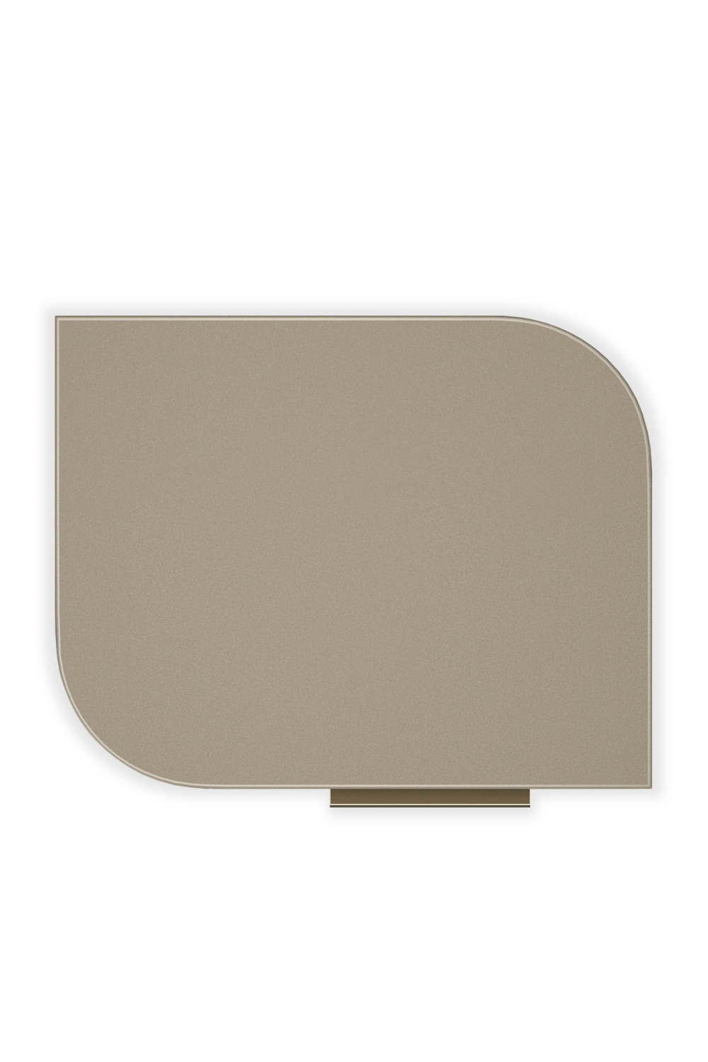 Silver Gloss 2-Drawer Nightstand | Caracole Oblique | Oroa.com