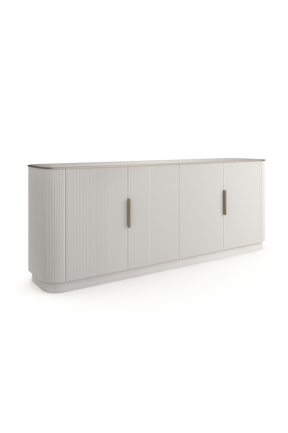 Fluted 4-Door Sideboard | Caracole Love | Oroa.com