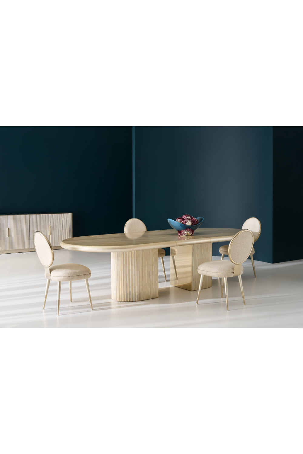 Fluted 4-Door Sideboard | Caracole Love | Oroa.com