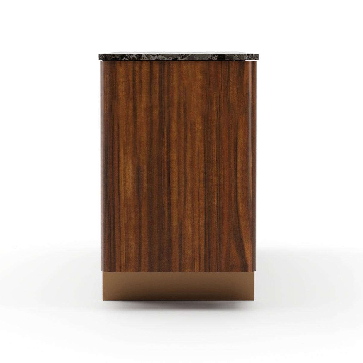Smoked Walnut 4-Door Sideboard | Oroa.com