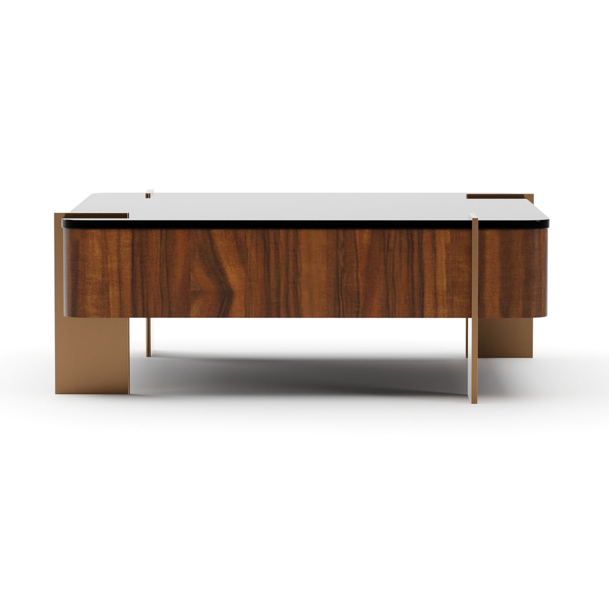Square Walnut Cocktail Table | Oroa.com