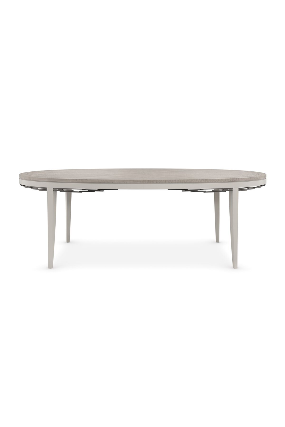 Gray Maple Oval Dining Table | Caracole Coronet | Oroa.com