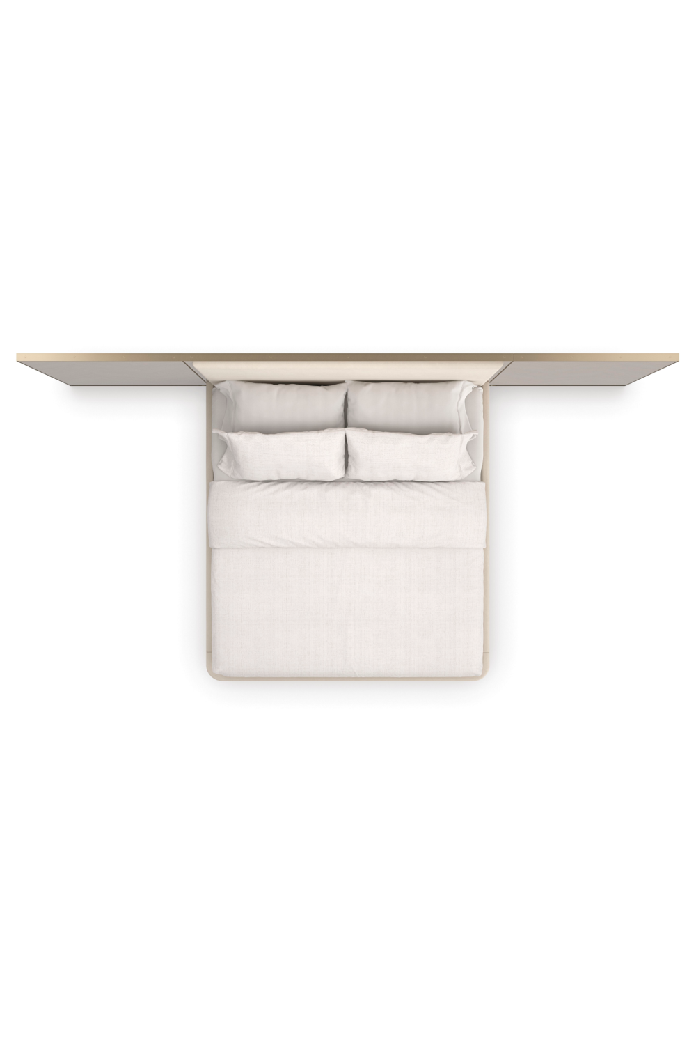 Wing Panelled Cream Bed | Caracole Anthology | Oroa.com