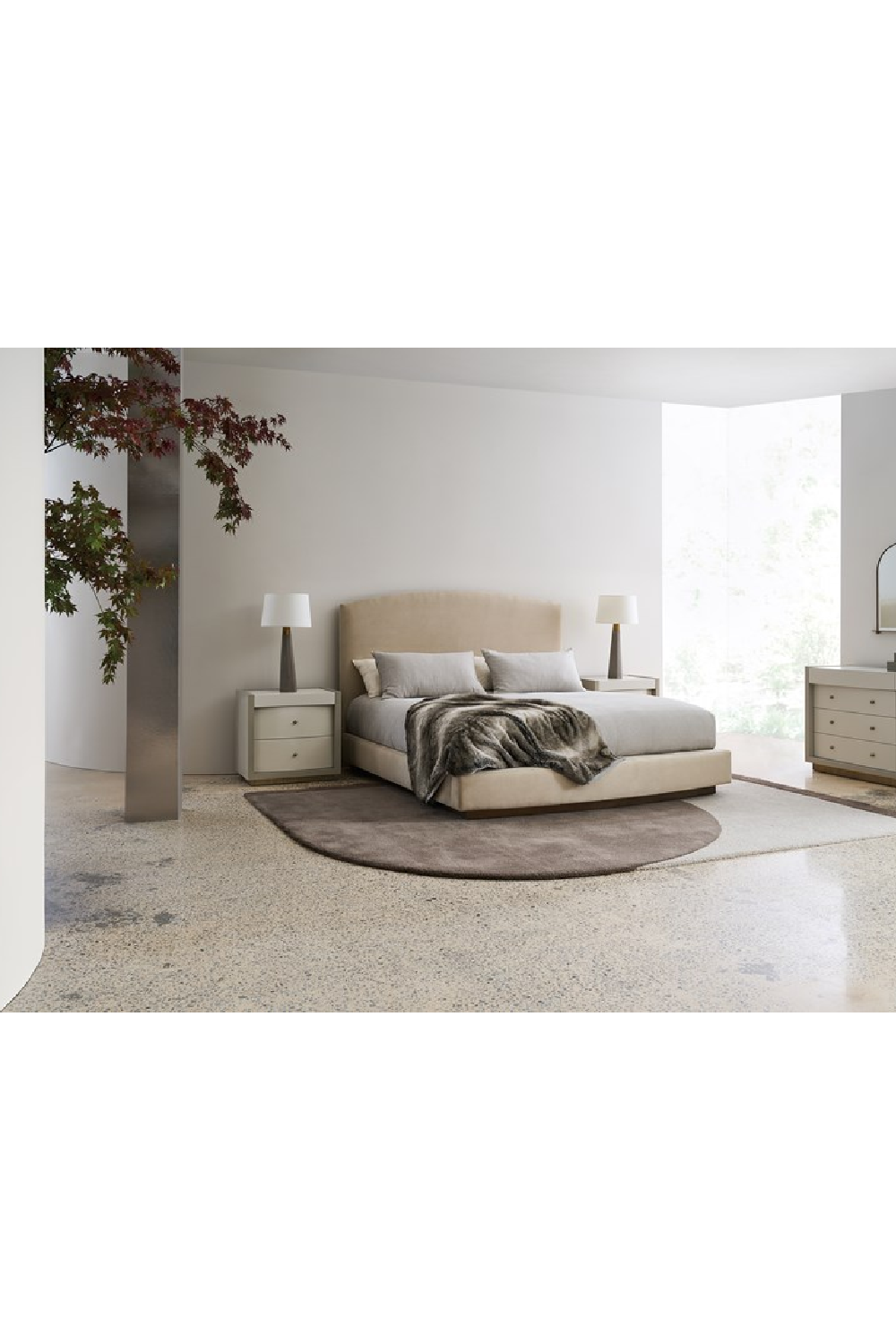 White 8-Drawer Dresser | Caracole Calais | Oroa.com